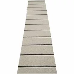 Pappelina Olle Matto Harmaa / Tausta Linen, 70x360 Cm