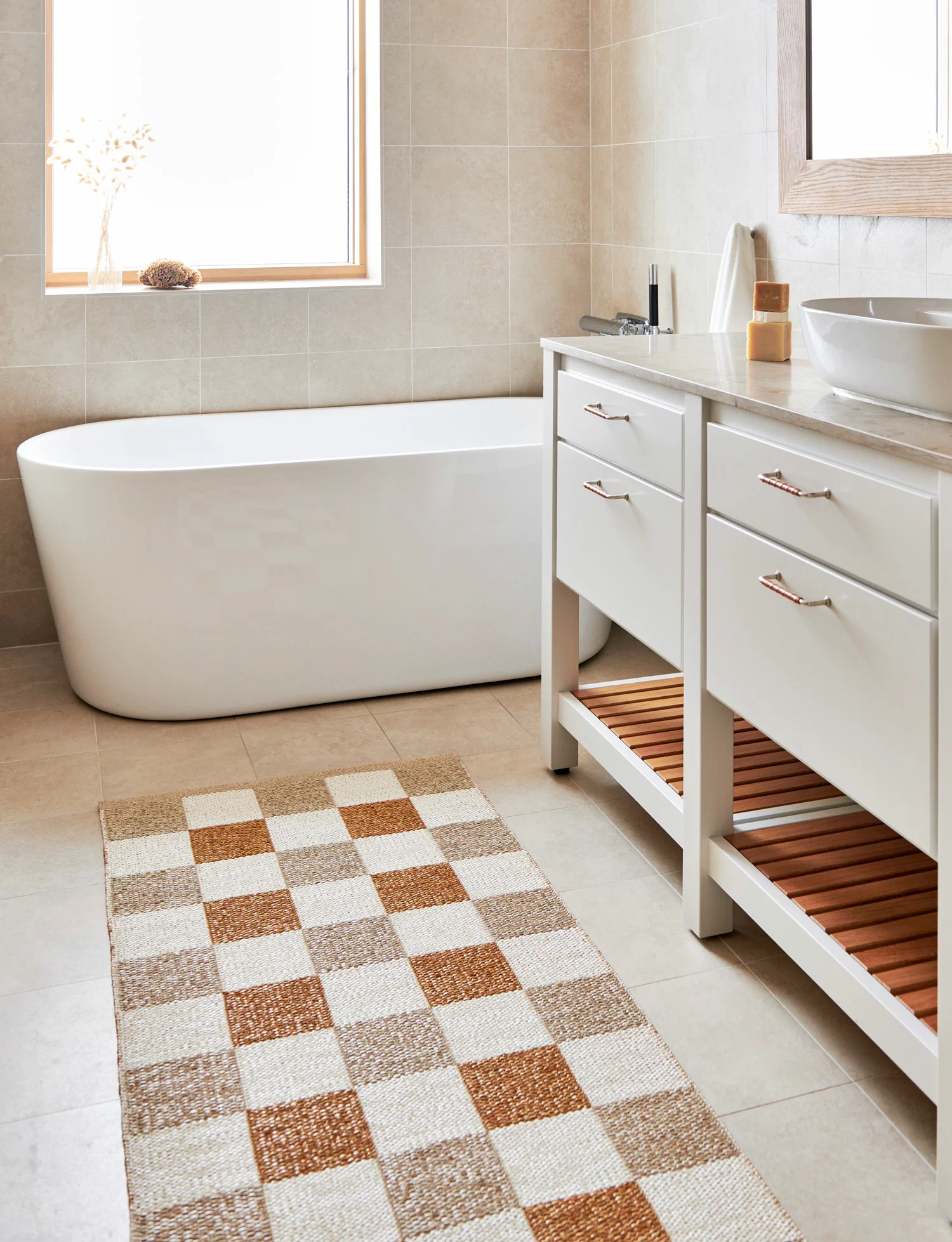 Pappelina Pix Matto Beige / Vanilla / Ochre, 70x300 Cm 2 Pappelina Pix Matto Beige / Vanilla / Ochre, 70x300 Cm - Image 2