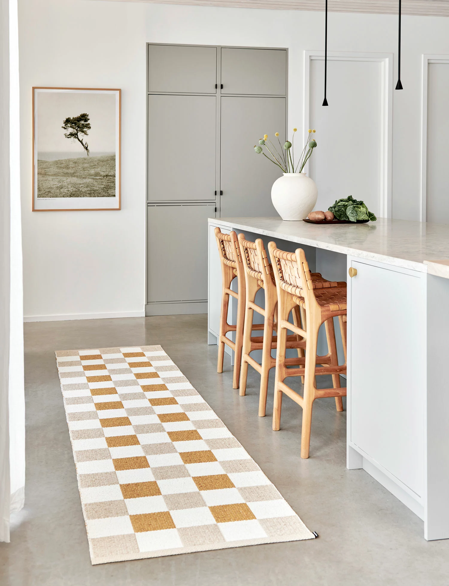 Pappelina Pix Matto Beige / Vanilla / Ochre, 70x300 Cm 3 Pappelina Pix Matto Beige / Vanilla / Ochre, 70x300 Cm - Image 3