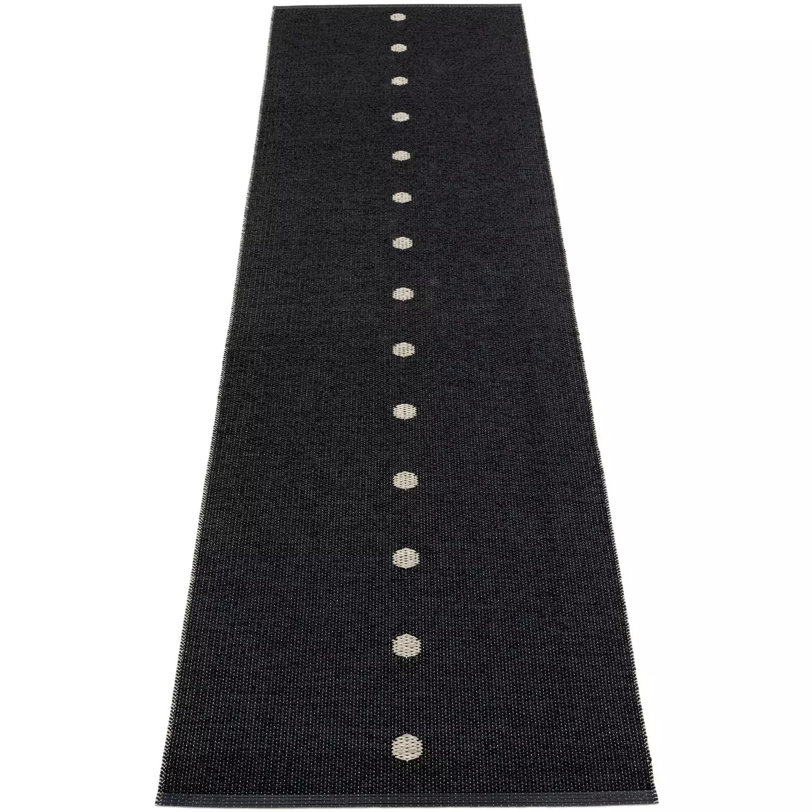 Pappelina Peg Rug 70x280 Cm, Black/Lin 1 Pappelina Peg Rug 70x280 Cm, Black/Lin