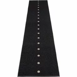 Pappelina Peg Rug 70x450 Cm, Black/Lin