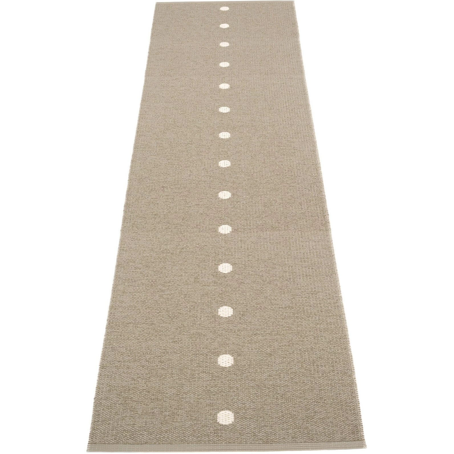 Pappelina Peg Rug 70x280 Cm, Dark Linen/Vanilla 1 Pappelina Peg Rug 70x280 Cm, Dark Linen/Vanilla