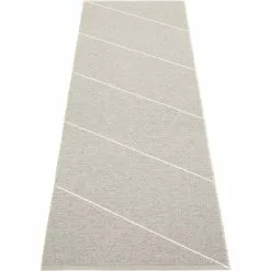 Pappelina Randy Matto Warm Grey/ Vanilla, 70x225 Cm