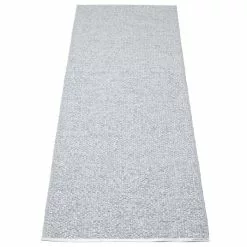 Pappelina Svea Matto 70x160 Cm, Metallic Grey/Grey