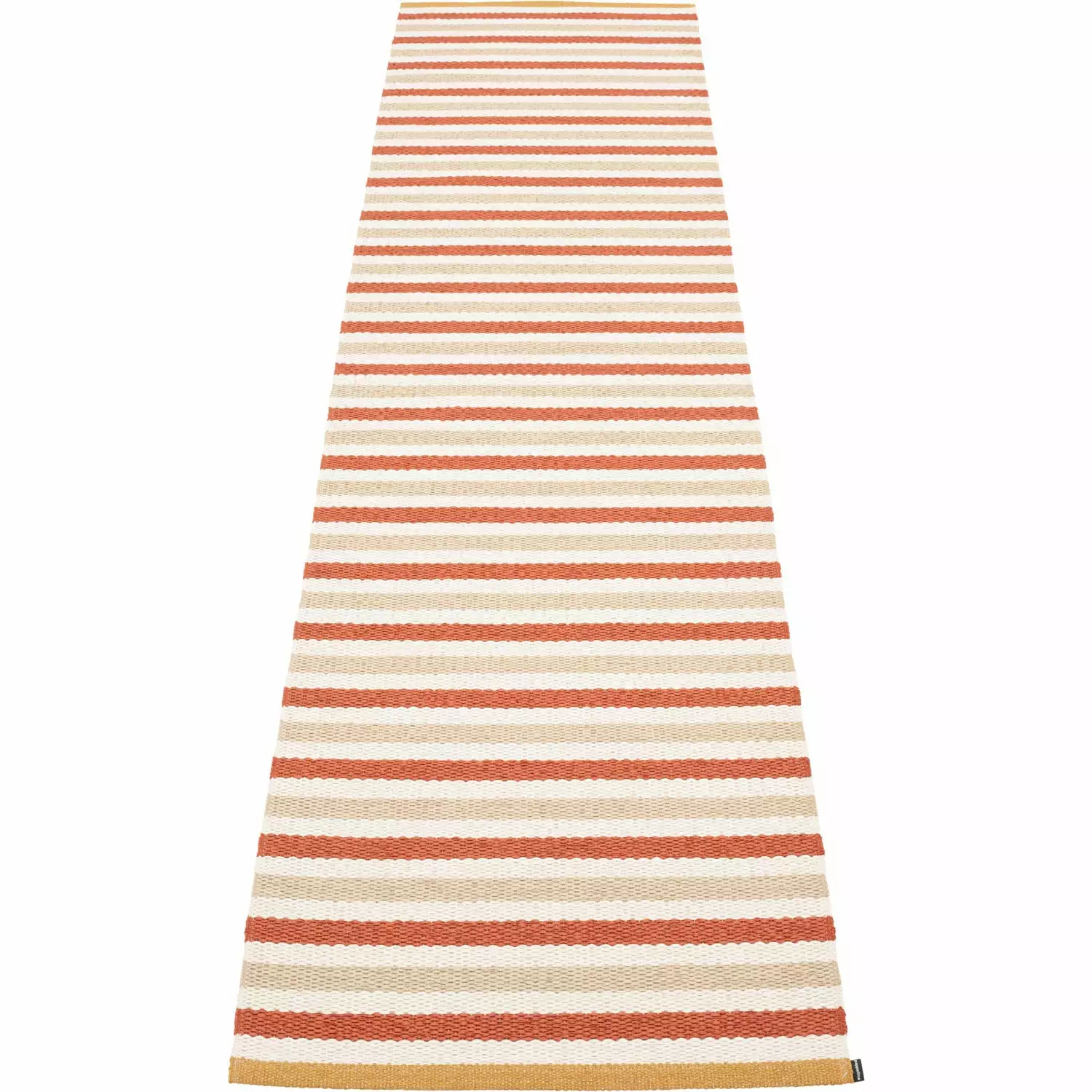 Pappelina Teo Matto Tiilenpunainen / Beige / Vanilla, 70x300 Cm 1 Pappelina Teo Matto Tiilenpunainen / Beige / Vanilla, 70x300 Cm