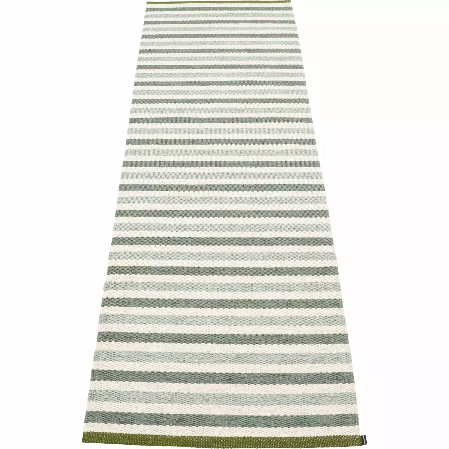 Pappelina Teo Matto Sage / Army / Vanilla, 70x240 Cm 1 Pappelina Teo Matto Sage / Army / Vanilla, 70x240 Cm