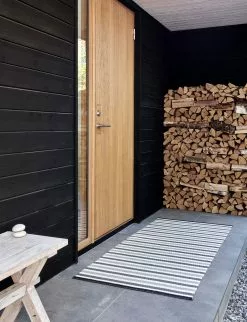 Pappelina Teo Matto Warm Grey / Charcoal / Vanilla, 70x240 Cm 6 Pappelina Teo Matto Warm Grey / Charcoal / Vanilla, 70x240 Cm -Outdoor Textiles myynti pappelina teo rug warm grey charcoal vanilla 1 4