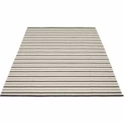 Pappelina Teo Matto Warm Grey / Charcoal / Vanilla, 180x260 Cm