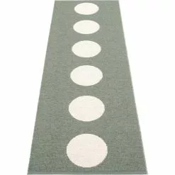 Pappelina Vera Matto Army/ Vanilla, 70x225 Cm