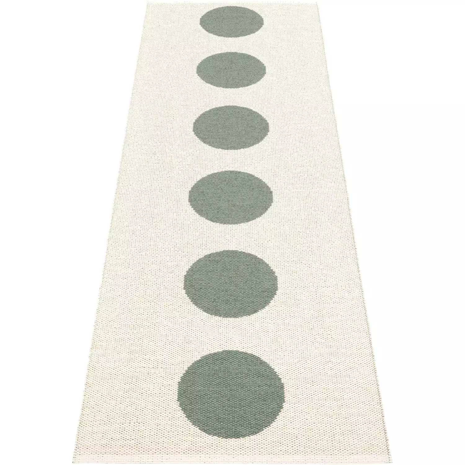 Pappelina Vera Matto Army/ Vanilla, 70x225 Cm 2 Pappelina Vera Matto Army/ Vanilla, 70x225 Cm - Image 2