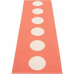 Pappelina Vera Matto Flamingo / Vanilla, 70x225 Cm