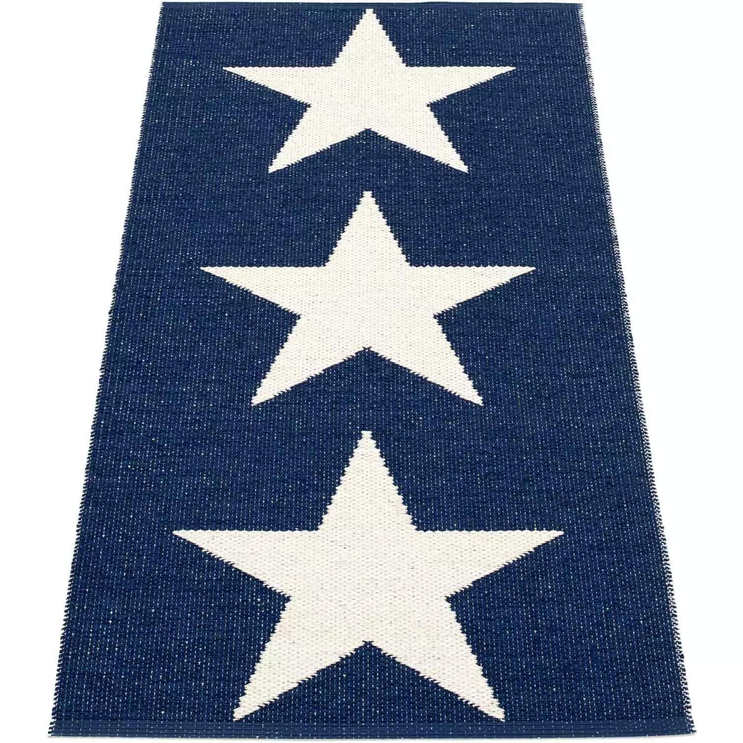 Pappelina Viggo One Matto Dark Blue/ Vanilla, 70x150 Cm 1 Pappelina Viggo One Matto Dark Blue/ Vanilla, 70x150 Cm