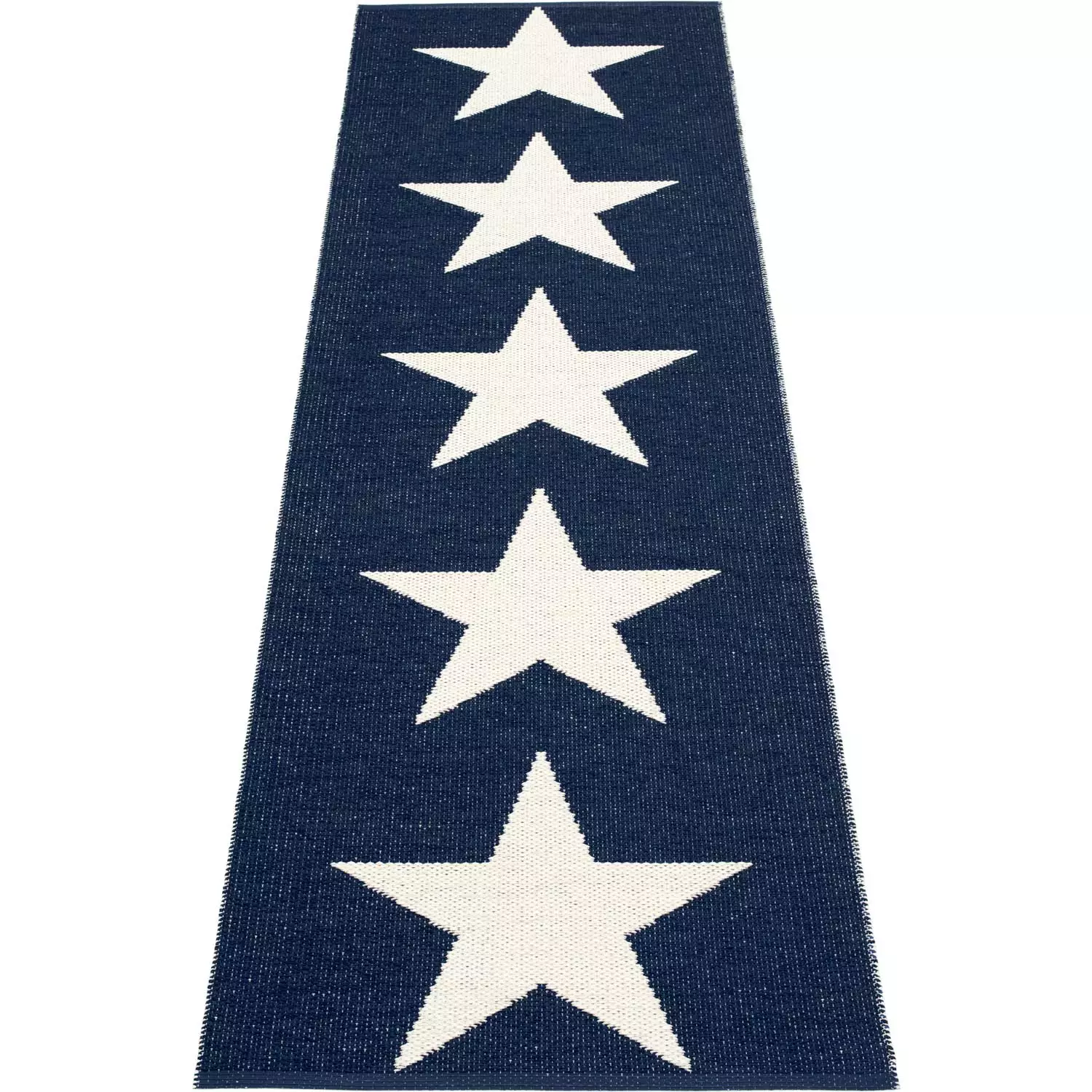 Pappelina Viggo One Matto Dark Blue/ Vanilla, 70x250 Cm 1 Pappelina Viggo One Matto Dark Blue/ Vanilla, 70x250 Cm