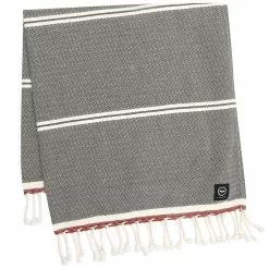 Recycled By Wille Badlakan Hamam Amasra 90x190 Cm Olivegrön/beige/rost Kylpylakana Oliivinvihreä