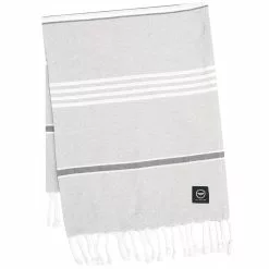 Recycled By Wille Badlakan Hamam Koster 80x180cm Blå/orange/vit Kylpylakana 80x180 Cm Vaaleanharmaa