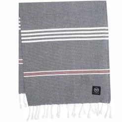 Recycled By Wille Badlakan Hamam Koster 80x180cm Blå/orange/vit Kylpylakana 80x180 Cm Tummansininen