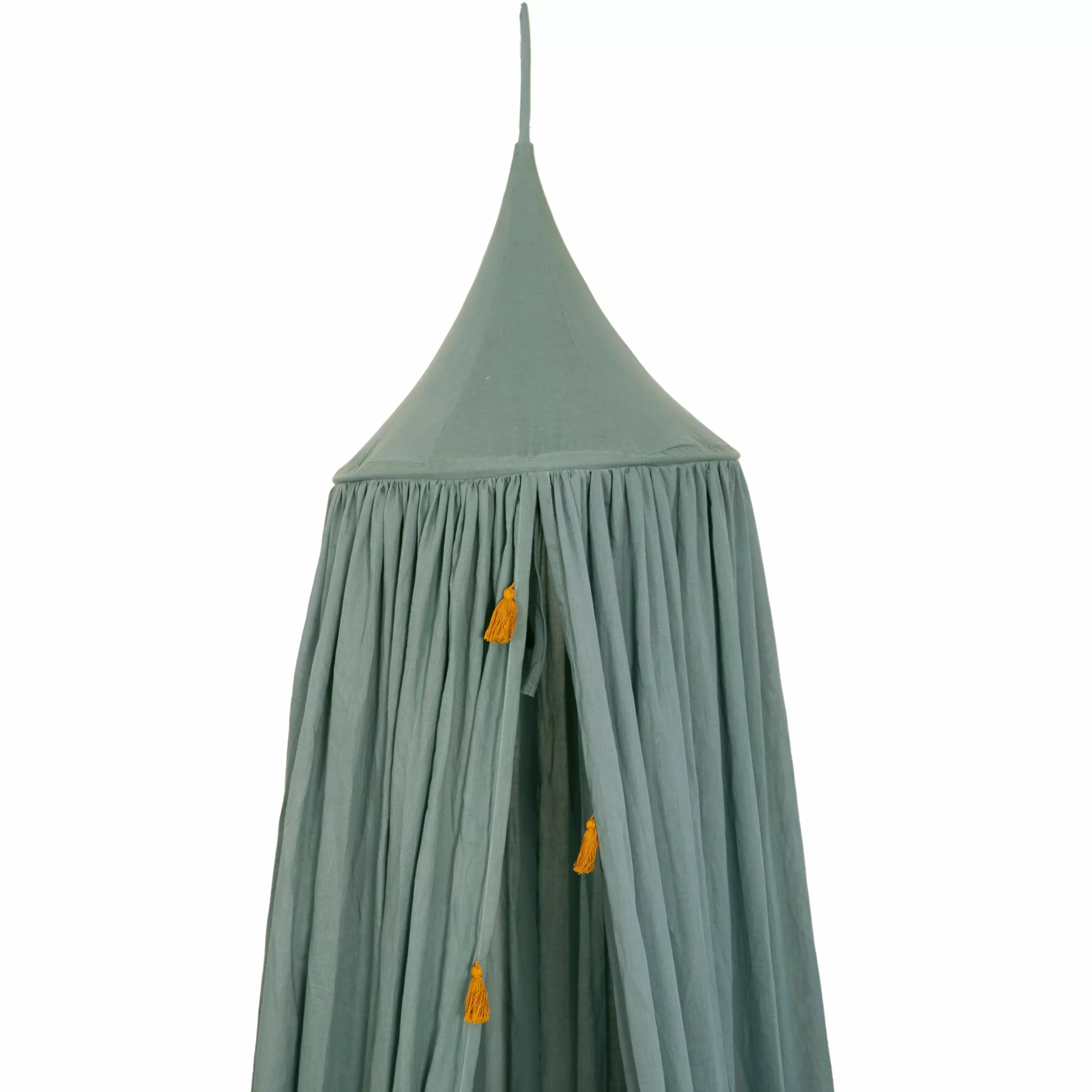 Roommate Vuodekatos Tupsuilla, Sea Grey 2 Roommate Vuodekatos Tupsuilla, Sea Grey - Image 2