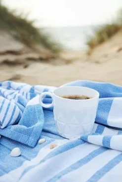 Sagaform Ella Hamam Pyyhe 145x250 Cm, Sininen -Outdoor Textiles myynti sagaform ella hamam 145x250 cm 6