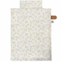 Sebra Forest Vuodevaatteet 100x130 + 38x55 Cm, Straw Beige