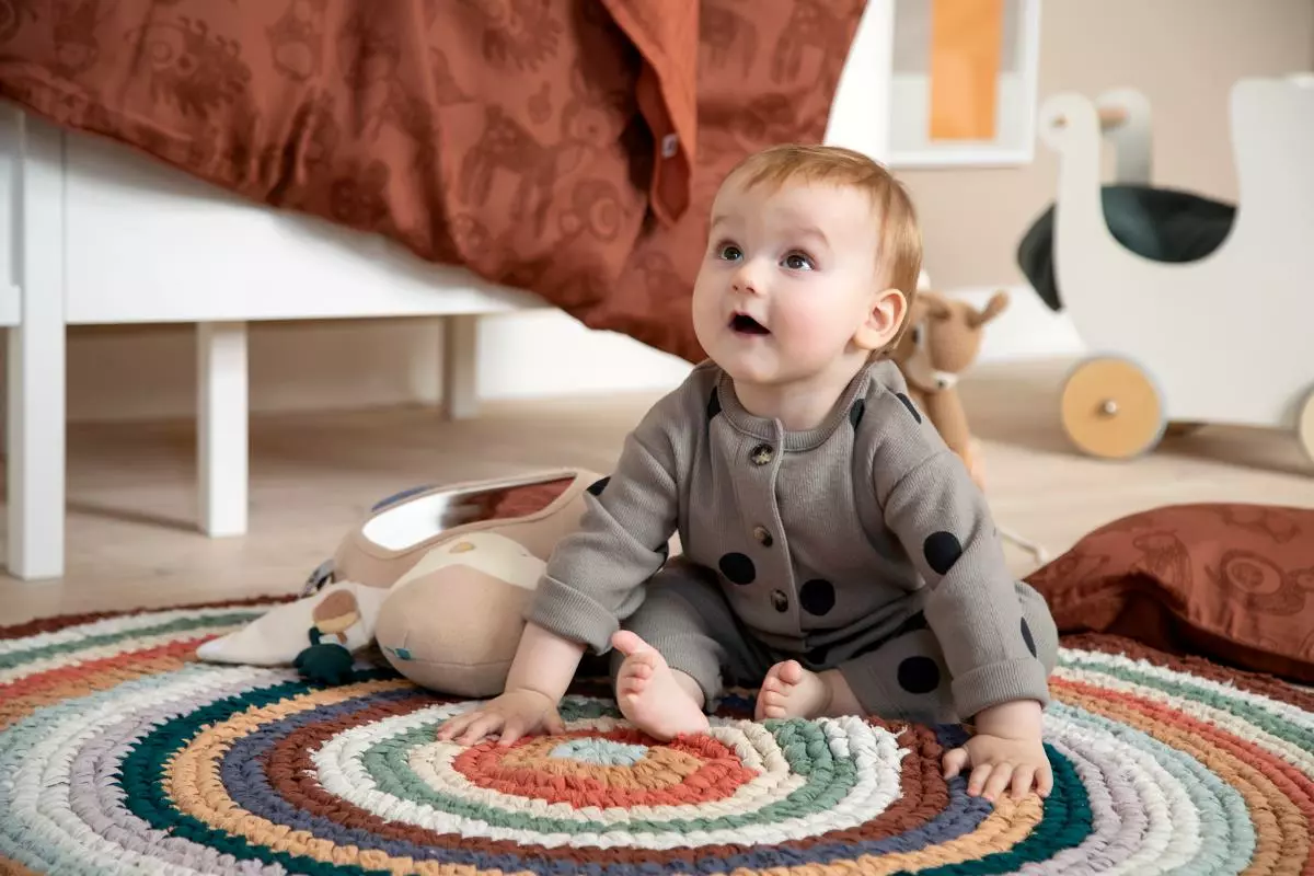 Sebra Forest Vuodevaatteet 100x130 + 38x55 Cm, Dark Amber 3 Sebra Forest Vuodevaatteet 100x130 + 38x55 Cm, Dark Amber - Image 3