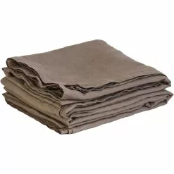 Tell Me More Lakana/Pöytäliina Pellavaa 160x270 Cm, Chestnut