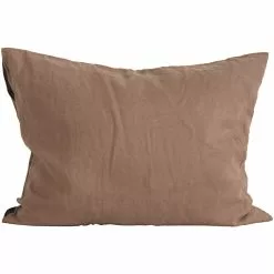 Tell Me More Linen Tyynynpäällinen 50x60 Cm 2-pakkaus, Chestnut