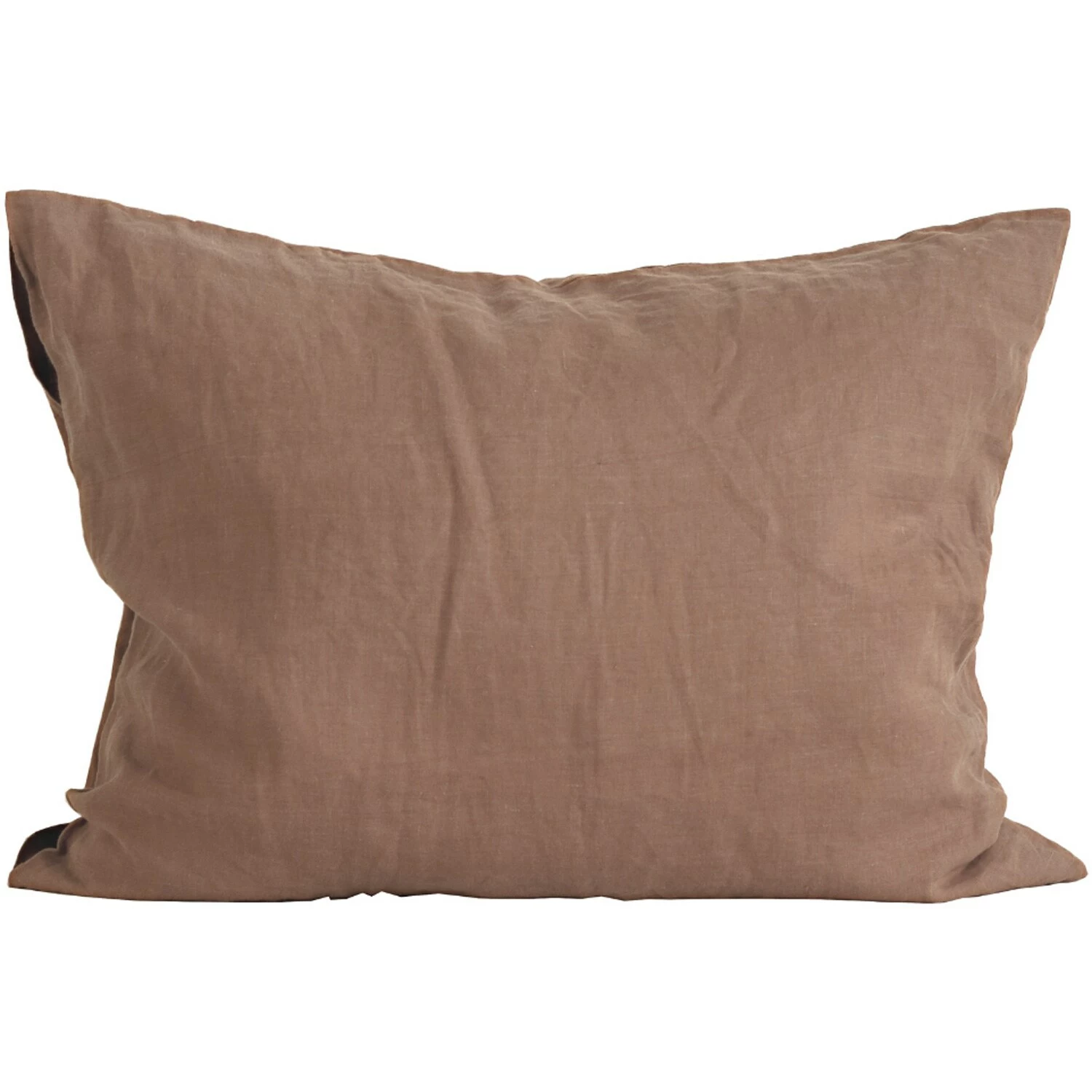 Tell Me More Linen Tyynynpäällinen 50x60 Cm 2-pakkaus, Chestnut 1 Tell Me More Linen Tyynynpäällinen 50x60 Cm 2-pakkaus, Chestnut