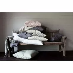 Tell Me More Linen Tyynynpäällinen 65x65 Cm, Harmaa -Outdoor Textiles myynti tell me more tyynynpaallinen pellava 65x65 cm 7